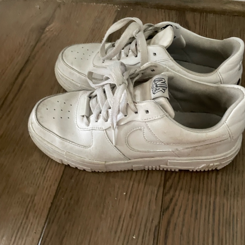 Nike air force 1 pixel low white trainers - Picture 4 of 6